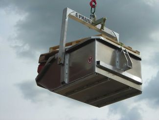 aluminium tipping bucket trailer crane